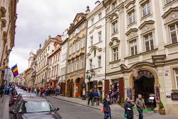 Lesser Town Street on the way to Prague Castle