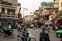 Light Hanoi Street Traffic