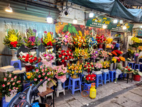 Hanoi Flower Stall