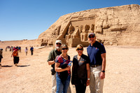 Group Shot In Front Of Rameses II Temple At Abu Simbel