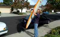 Alex's New Surfboard