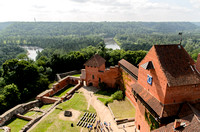 View of Gauja River from Turaida Tower