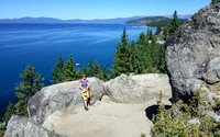 Sandy Overlooking Lake Tahoe
