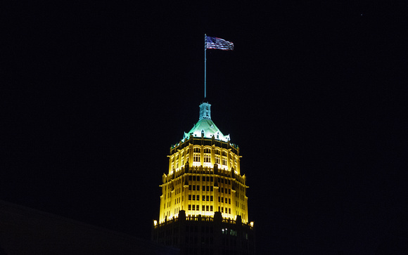 Tower Life Building at Night