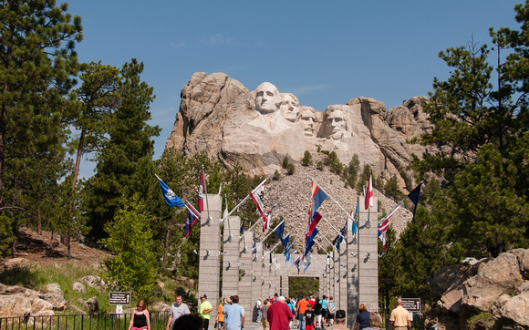 Entrance to Mount Rushmore