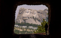 Mount Rushmore Through Tunnel