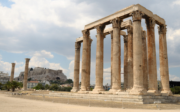 _Temple of Zeus and Parthenon