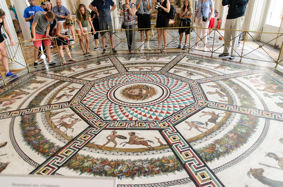 Modeled after Ancient Greek Mosaic