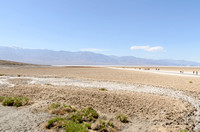 Crowds Walking Out On Badwater
