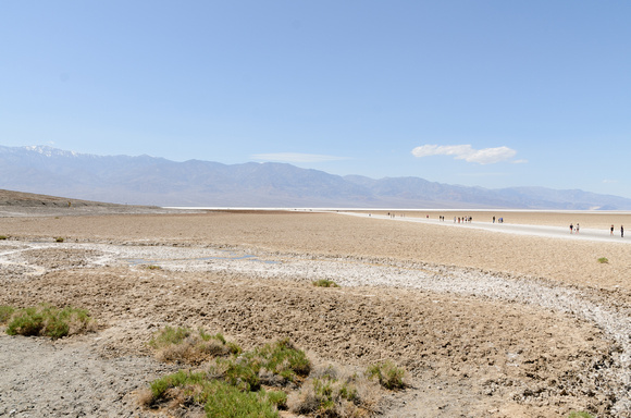 Crowds Walking Out On Badwater