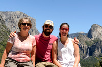 Sandy, Alex, and Cris at Tunnel View