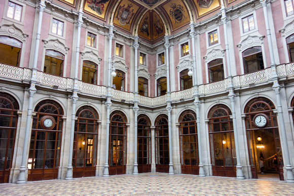 Center Hall Of The Stock Exchange Palace
