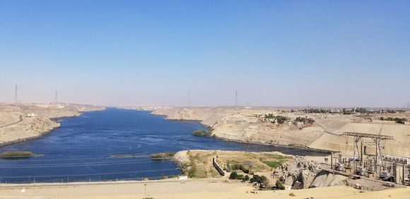 Nile Downstream From The Aswan High Dam