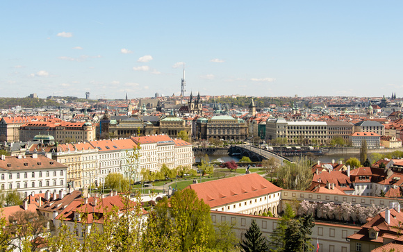 Old Town from Prague Castle