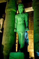 Highlight of Nefertari Behind Ramses II