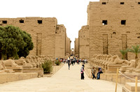 One Of The Entrances To Karnak Temple
