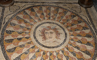 Medusa Mosaic in the Palace of the Grand Masters