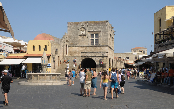 Square in Old Rhodes Town