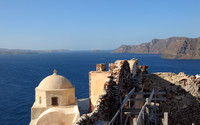 Caldera from Oia Fortress