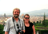 _Eric and Danielle overlooking Florence