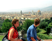 _Sandy and Alex overlooking Florence