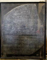 The Rosetta Stone (copy - the original is in the British Museum. It's ok, the Egyptians really don't mind... :-) )