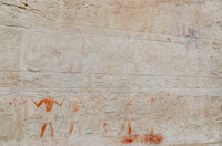 Hieroglyphics in Saqqara Tomb