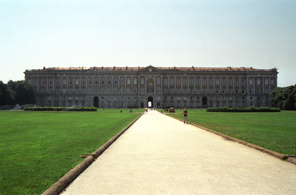 _Caserta from the gardens