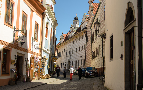 Český Krumlov Shopping Street